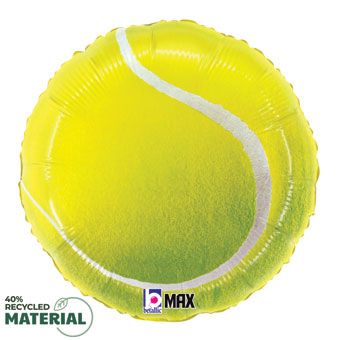18" Tennis Ball Foil Helium Balloon (1 PACK) #26466