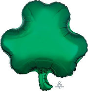 18" Shamrock Clover Shape Helium Foil Balloon (5 Pack) #27925
