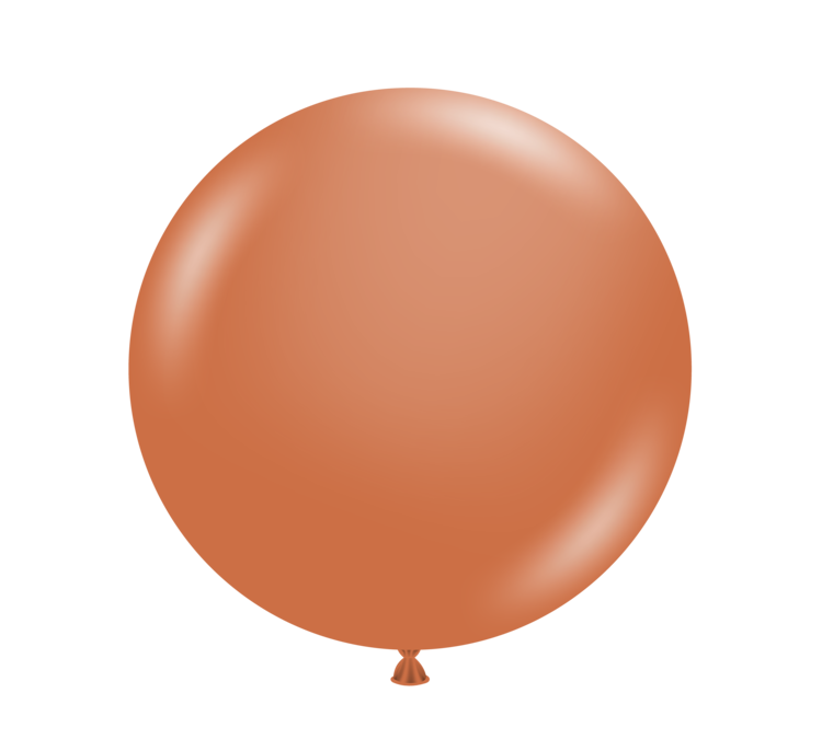 24" TUFTEX Burnt Orange Balloons 1ct #2435