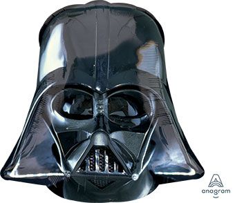 25" Star Wars Darth Vader Helmet Helium Foil  Balloon 1ct #28445