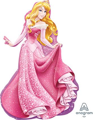34" Princess Sleeping Beauty Helium Foil Balloon #28475