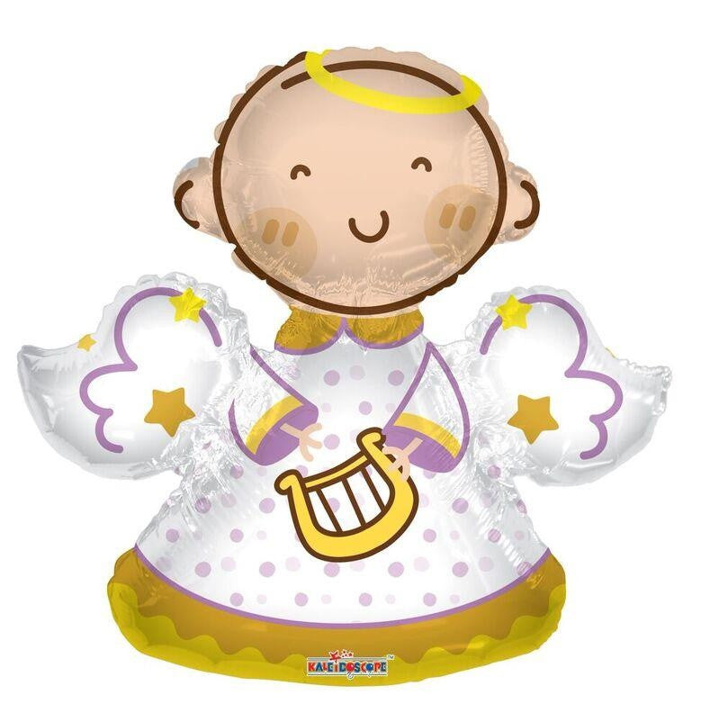28" White Angel Shape Balloons #15125