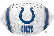18" NFL Indianapolis Colts Football Shape Helium Foil Balloon 1ct #29589