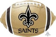 18" NFL New Orleans Saints Colors Football Shape Helium Foil Balloon (1 Pack) #29594