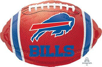 18" NFL Buffalo Bills Helium Foil Balloons 1ct #29596