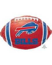 18" NFL Buffalo Bills Football Shape Helium Foil Balloon 1ct #29596