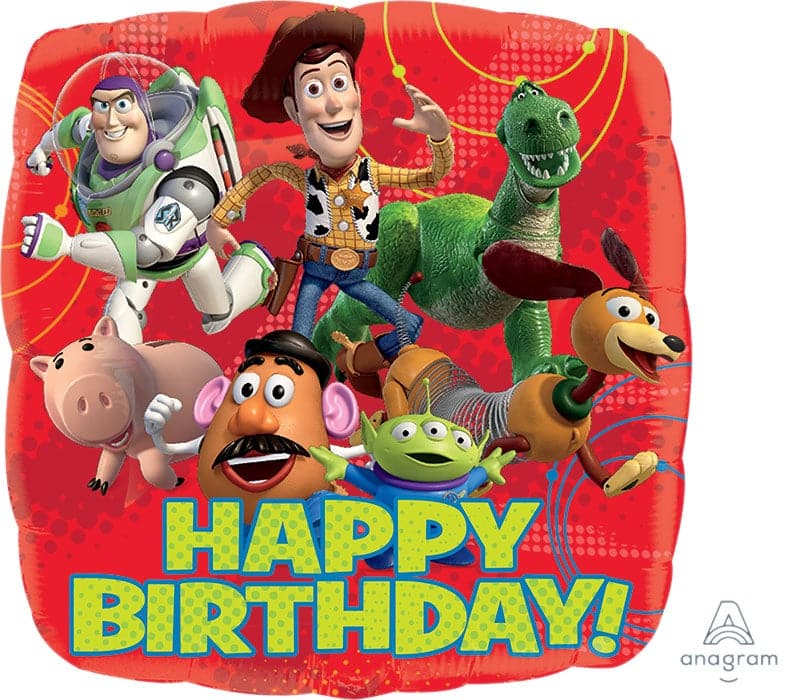 18" Toy Story Birthday Helium Foil Balloon 1ct #30065