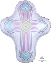 28" Radiant Cross Balloon 1ct #30414