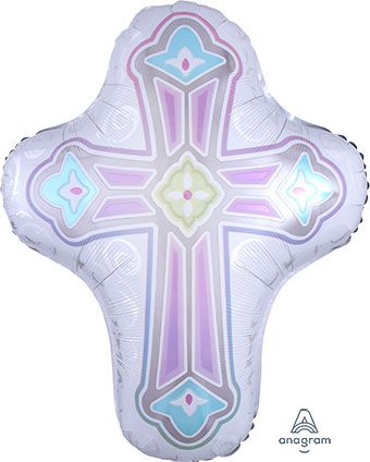 28" Radiant Cross Balloon 1ct #30414