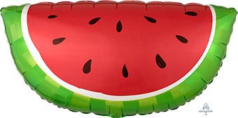 32" Watermelon Shape Helium Foil Balloon 1ct #30483