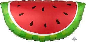 32" Watermelon Shape Helium Foil Balloon 1ct #30483