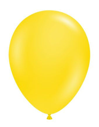 **Special Package** 5" TufTex Yellow Latex Balloons 25ct #15009-25 image 0