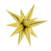 60" Star Burst Jumbo Gold Foil Balloons #32223