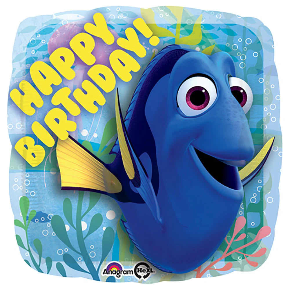 18 inch FINDING DORY HAPPY BIRTHDAY 1 count-#32307