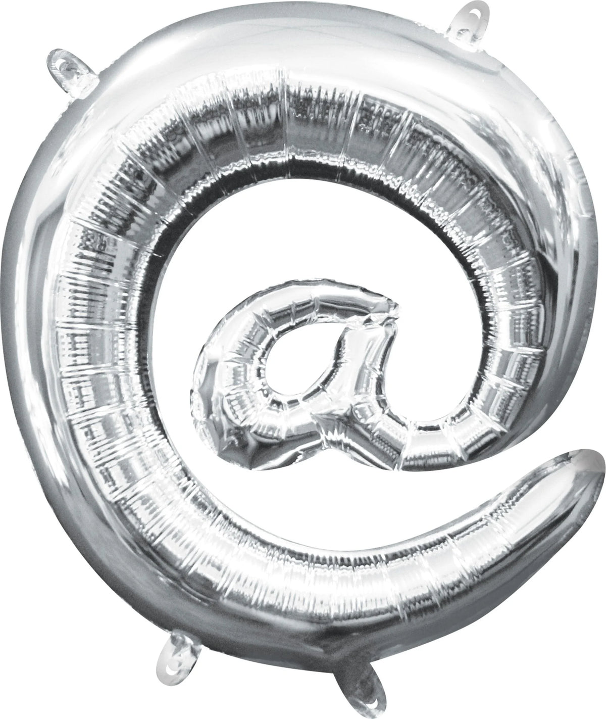 16" @ Balloon Silver Air Fill Foil Balloon 1ct #33064