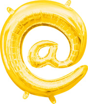 16" @ Balloon GOLD Air Fill Foil Balloon 1ct #33065