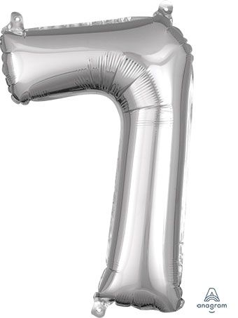 16" Mini Silver # 7 Shape Air Fill Only #33088