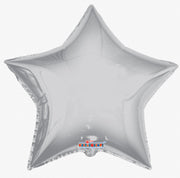 36" Silver Foil Star Foil Helium Balloon 1ct #34013