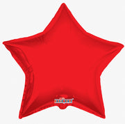 36" Red Foil Star Foil Helium Balloon 1ct #34017