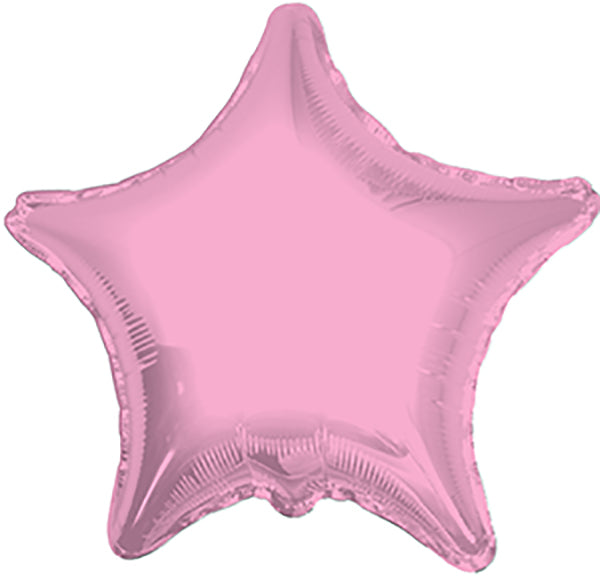 4" Micro Mini Pink Star Foil Air Fill Only Balloon (5 PACK) #34020-04
