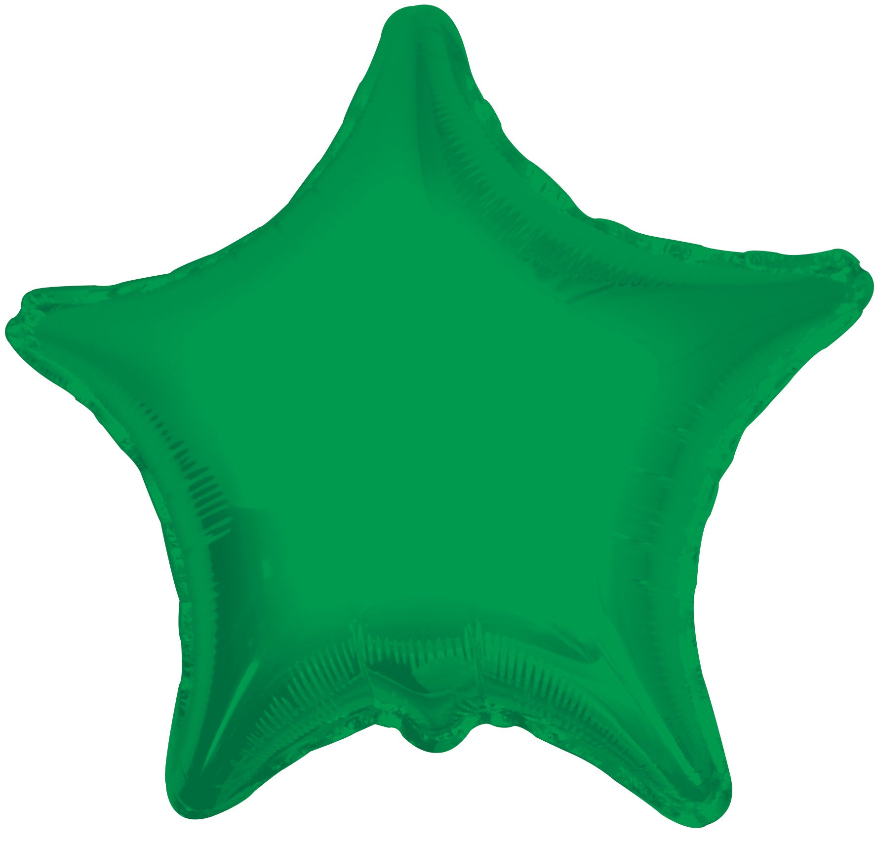 9" Mini Green Stars Foil Balloon Air Fill Only (5 PACK) #34021-09