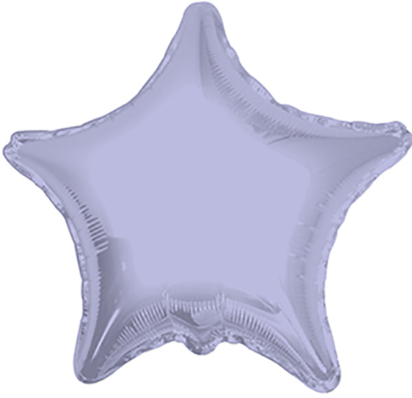 4" Micro Mini Lilac Star Foil Air Fill Only Balloon (5 PACK) #34024-04