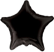 9" Mini Black Stars Foil Balloon Air Fill Only (5 PACK) #34025-09