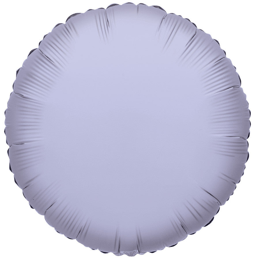 18" Lilac Circle Helium Foil Balloon (5 Pack) #34055