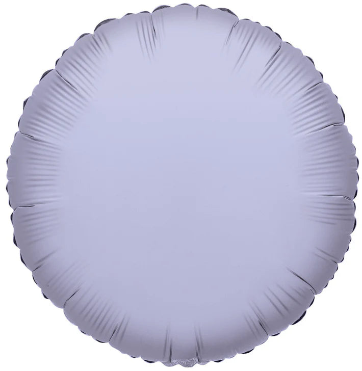 9" Mini Lilac Circle Foil Air Fill Only Balloon (5 PACK) #34055-09