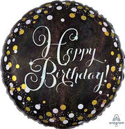 18" Sparkling Birthday Helium Foil Balloons 1ct #34062