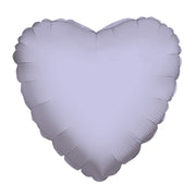 4" Micro Mini Lilac Heart Foil Balloon Air Fill Only (5 PACK) #34104-04
