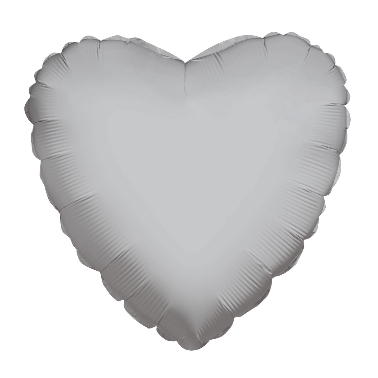 4" Micro Mini Silver Hearts Foil Balloon Air Fill Only (5 PACK) #34109-04