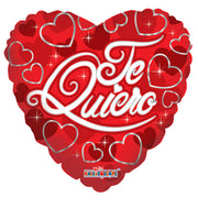 18" Te Quiero Clasico Helium Foil Balloon (5 PACK)#34447