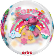 16" Orbz Trolls Foil Mylar Party Balloon 1 count-34652