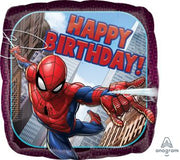 18" Happy Birthday! Spider-Man Animated In Action Helium Foil Balloon 1ct #34664