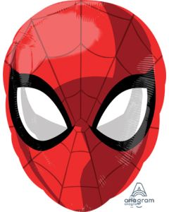 18" Spider-Man Head Shape Helium Foil Balloon 1ct #34669