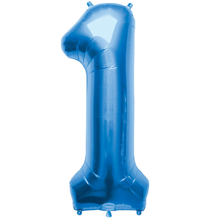 34" Large Blue # 1 Balloon #19663