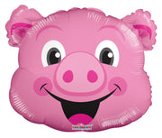 14" Mini Pig Foil Air Fill Balloon 1ct #35002
