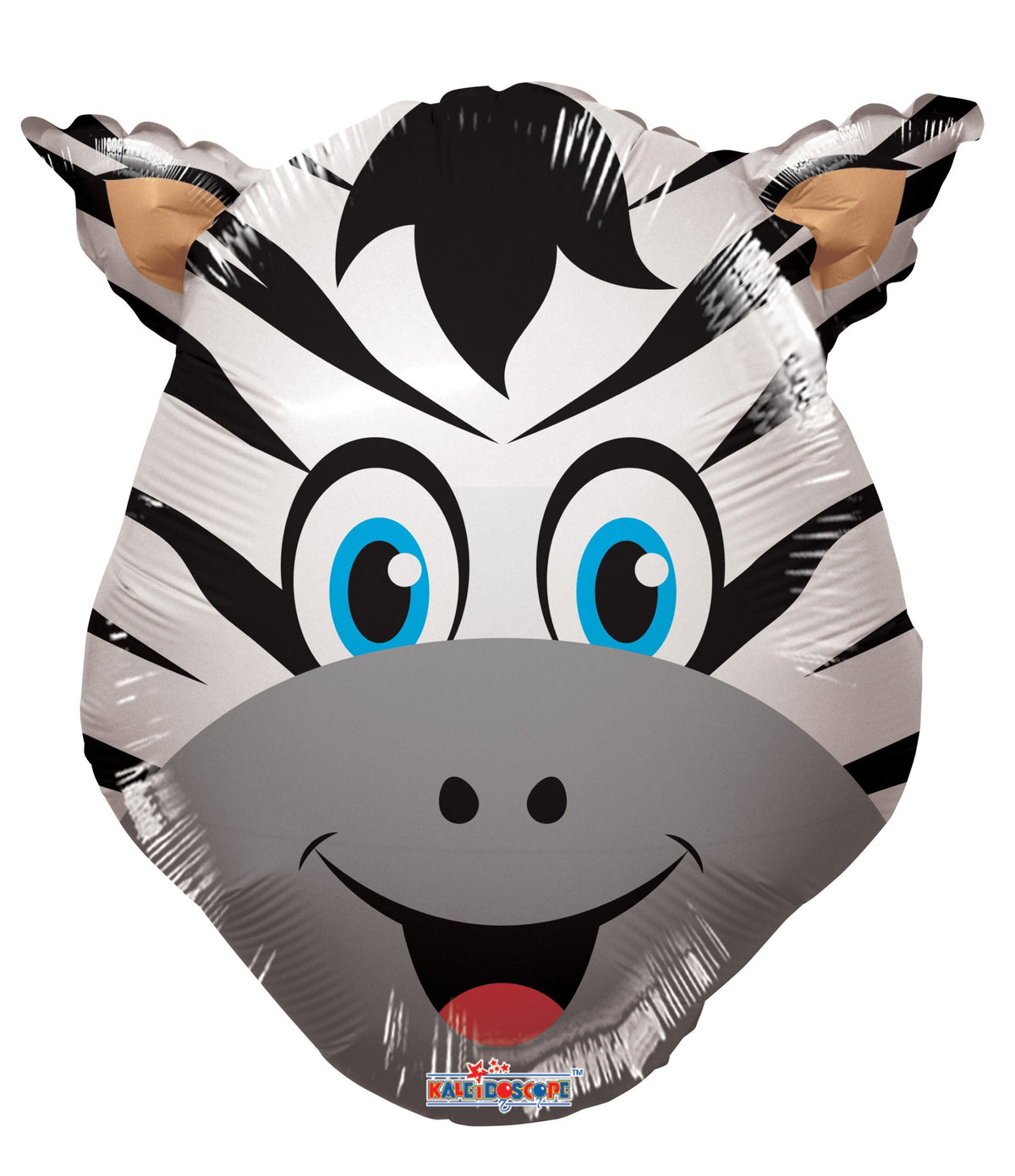 14" Zebra Head Shape Mini Shape AIR FILL ONLY Foil Balloons 1ct #35003