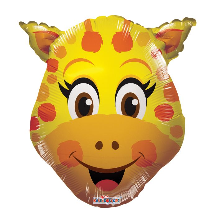 14" Giraffe Head Shape Mini Shape AIR FILL ONLY Foil Balloons 1ct #35004