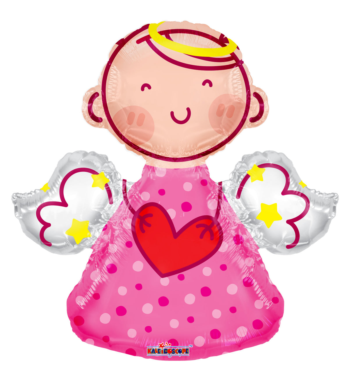 14" Mini Girl Angel Shape Air Fill Balloon 1ct #35278