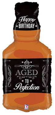 34" Aged To Perfection Whiskey Foil Balloon 1ct #35284