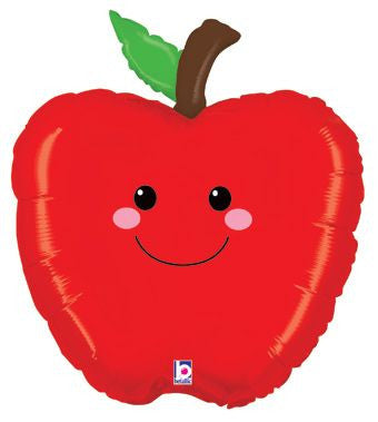 21" Large Shape Apple Produce Pal Helium Foil Balloons (1 Pack) #35522