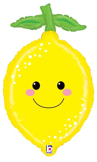 29" Lemon Produce Pal Helium Foil Balloons (1 Pack) #35629