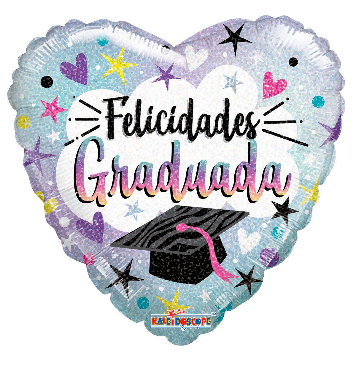 18" Felicidades Graduada Gradient Spanish Graduation Balloons (5 PACK) #35648