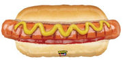 32" Hot Dog Shape Helium Foil Balloon 1ct #35723