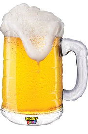 34" Frothy Beer Mug Shape Foil Balloon 1ct #35910