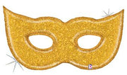 51" Holographic Glittering Gold Mask 1 PACK #35916