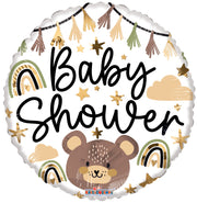 18" Baby Shower Bear Helium Foil Balloons (5 PACK)  #36137