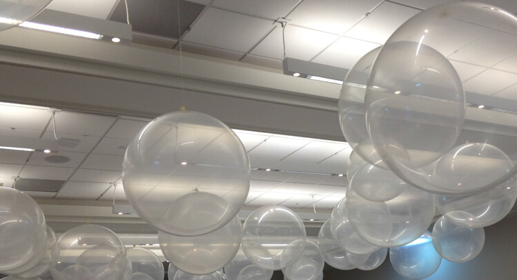 36" TUFTEX Crystal Clear Bubble Balloons 1ct #3614